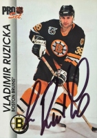 1992-93 Pro Set #5 Vladim�r R��i�ka + podpis