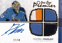 2007-08 OPC Premier Gold #143 Ond�ej Pavelec JSY AU  22/50 !!!