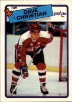 1988-89 O-Pee-Chee #14 Dave Christian