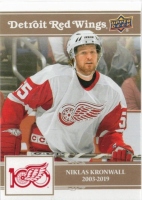2025-26 Upper Deck Detroit Red Wings Centennial Gold #21 Niklas Kronwall