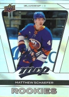 2025-26 UD MVP Silver Collection Silver Script #275 Matthew Schaefer RC