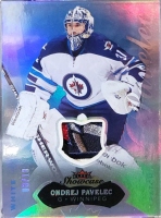 2014-15 Fleer Showcase White Hot #11 Ond�ej Pavelec JSY /18