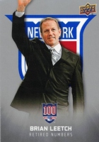 2025-26 Upper Deck New York Rangers Centennial True to the Blue #102 Brian Leetch RN