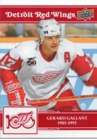 2025-26 Upper Deck Detroit Red Wings Centennial #74 Gerard Gallant