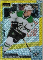 2020-21 O-Pee-Chee Platinum Yellow Traxx #44 Miro Heiskanen /249