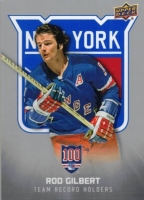 2025-26 Upper Deck New York Rangers Centennial #187 Rod Gilbert TRH