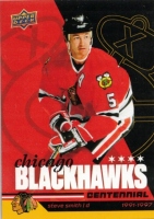 2025-26 Upper Deck Chicago Blackhawks Centennial Yellow #23 Steve Smith