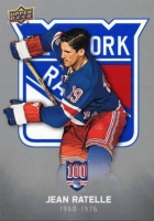 2025-26 Upper Deck New York Rangers Centennial Box Set #7 Jean Ratelle
