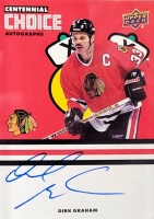 2025-26 Upper Deck Chicago Blackhawks Centennial Centennial Choice Autographs #CSGR Dirk Graham