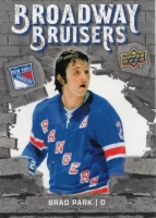 2025-26 Upper Deck New York Rangers Centennial Broadway Bruisers #BB12 Brad Park