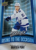 2025-26 Upper Deck MVP Rising to the Occasion #RO7 Brayden Point