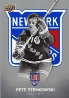 2025-26 Upper Deck New York Rangers Centennial Box Set #16 Pete Stemkowski