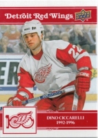 2025-26 Upper Deck Detroit Red Wings Centennial #75 Dino Ciccarelli