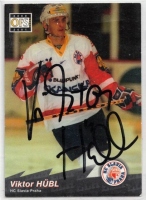 2000-01 Czech OFS #95 Viktor Hubl + originln podpis