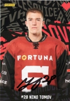 Klubov karta Sparta Praha Nino Tomov + originln podpis