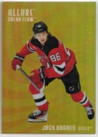2025-26 Upper Deck Allure Color Flow Orange Yellow #CF21 Jack Hughes