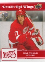 2025-26 Upper Deck Detroit Red Wings Centennial #60 Mike Foligno