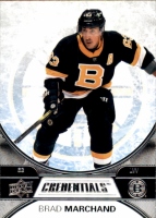 2021-22 Upper Deck Credentials #20 Brad Marchand