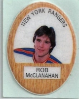 1983-84 Funmate NHL Puffy Stickers / Rob McClanahan