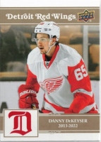 2025-26 Upper Deck Detroit Red Wings Centennial 100th Anniversary Gold #11 Danny DeKeyser
