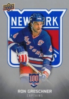 2025-26 Upper Deck New York Rangers Centennial #179 Ron Greschner C