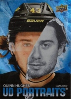 2025-26 Upper Deck UD Portraits #P25 Quinn Hughes
