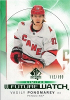 2024-25 SP Authentic Limited Green #110 Vasily Ponomarev FW */199