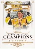 2015-16 OFS Classic Series Memories of the champions #MOC-06 Filip Pavlk