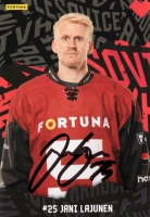 Klubov karta Sparta Praha Jani Lajunen + originln podpis