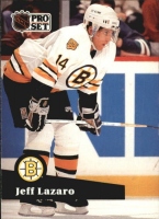 1991-92 Pro Set #13 Jeff Lazaro RC