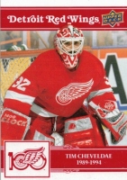 2025-26 Upper Deck Detroit Red Wings Centennial #10 Tim Cheveldae