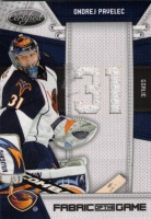  2010-11 Certified Fabric of the Game Jersey Number #OP Ond�ej Pavelec