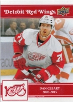 2025-26 Upper Deck Detroit Red Wings Centennial #82 Dan Cleary