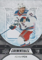 2021-22 Upper Deck Credentials #34 Adam Fox