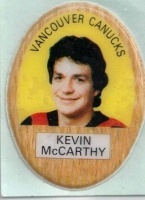 1983-84 Funmate NHL Puffy Stickers / Kevin McCarthy