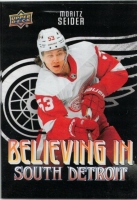 2025-26 Upper Deck Detroit Red Wings Centennial Believing in South Detroit #BSD18 Moritz Seider