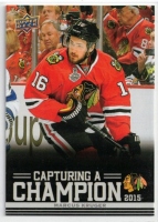 2025-26 Upper Deck Chicago Blackhawks Centennial Capturing a Champion #CC25 Marcus Kruger