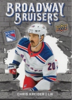 2025-26 Upper Deck New York Rangers Centennial Broadway Bruisers #BB8 Chris Kreider