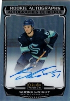 2022-23 O-Pee-Chee Platinum Rookie Autographs Rainbow #RSW Shane Wright SP