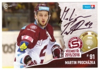Podepsan Klubov karta 2015/16 velikost C6 Martin Prochzka