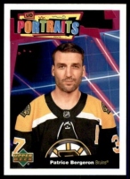 2020-21 Upper Deck UD Portraits #P4 Patrice Bergeron