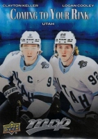 2025-26 Upper Deck MVP Coming to Your Rink #CR28 Clayton Keller  Logan Cooley