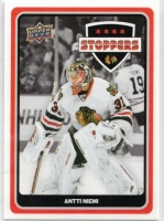 2025-26 Upper Deck Chicago Blackhawks Centennial Stoppers #S8 Antti Niemi