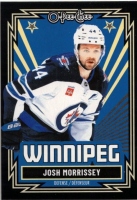 2025-26 O-Pee-Chee Retro Black #490 Josh Morrissey   */100