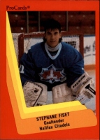 1990-91 ProCards AHL/IHL #466 Stephane Fiset