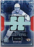2025-26 SP Game Used NHL Masters #NM59 Matthew Wood  */299