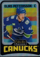 2024-25 O-Pee-Chee Platinum Retro Rainbow #R15 Elias Pettersson
