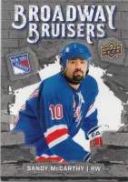 2025-26 Upper Deck New York Rangers Centennial Broadway Bruisers #BB1 Sandy McCarthy