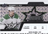 2022-23 Upper Deck Credentials #120 Matej Blumel /999 RC