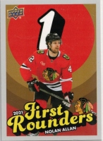 2025-26 Upper Deck Chicago Blackhawks Centennial First Rounders #FR12 Nolan Allan